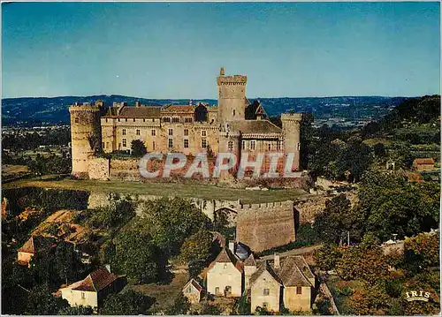 Moderne Karte Bretenoux en Quercy (Lot) Chateau de Castelnau