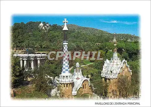 Cartes postales moderne Barcelona Pabellones de la entrada principal Main Entrance pavillons