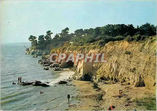Cartes postales moderne La Bernerie en Retz (Loir Atlantique) rochers de la roche Grise