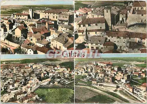Moderne Karte Cabries (Bouches du Rhone) Le Haut de Village L'Eglise vue generale