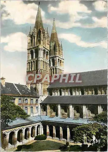 Cartes postales moderne Caen (Calvados) Eglise Abbatiale Saint Etienne