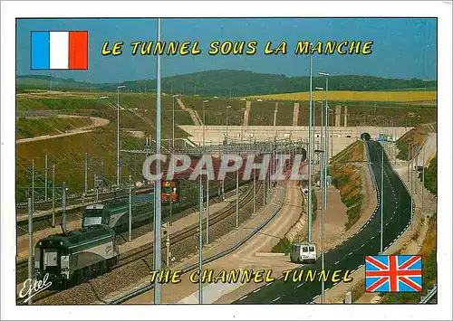 Cartes postales moderne Eurotunnel a Sangatte le Terminal Francais