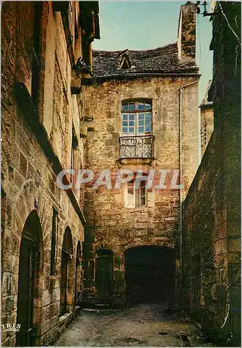 Moderne Karte Sarlat (Dordogne) Rue des Coupe gorge