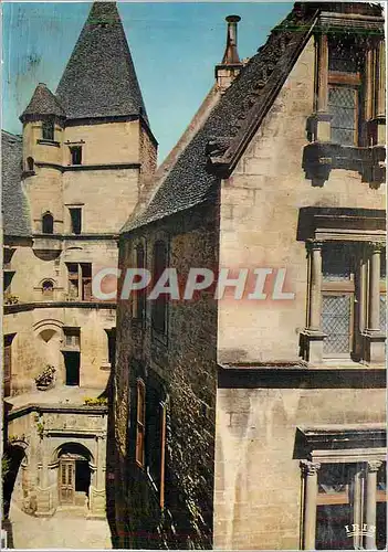 Moderne Karte Sarlat (Dordogne) Hotel de Malville XVIe s Anciennement Hotel de Brons et de Vienne