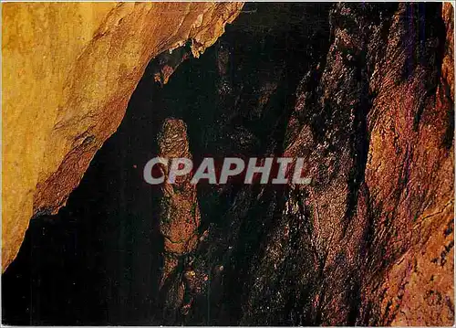 Cartes postales moderne Saulges (Mayenne) Grottes de Rochefort Stalagmite au dessus du petit lac