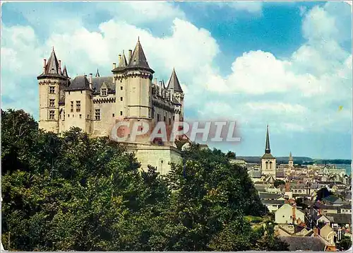Cartes postales moderne Les Chateaux de la Loire Saumur (Maine et Loire) Construit a la Fin du XIVe s par Loui Ier Duc d
