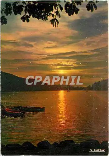 Cartes postales moderne Les Vosges Pittoresques Derniers rayons de soleil sur le lac de Gerardmer