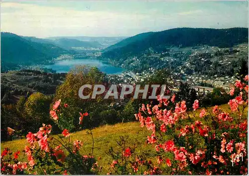 Cartes postales moderne Les Vosges Pittoresques Gerardmer Vue generale et le Lac