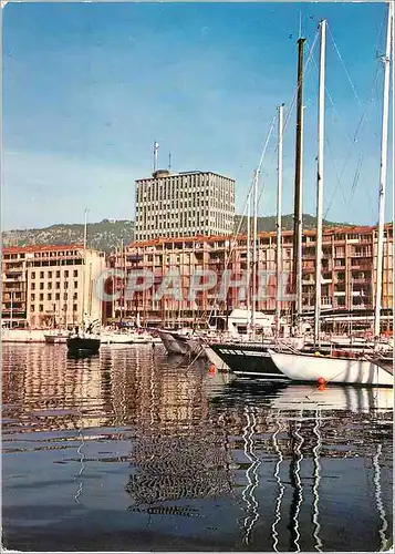 Moderne Karte Toulon (Var) Le Port de Plaisance et la Ville