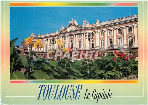Moderne Karte Toulouse Capitale de Midi Pyrenees Facade du Capitole