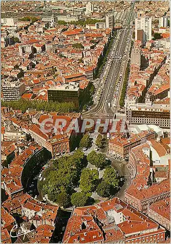Cartes postales moderne Toulouse Les Allees Jean Jaurees la Place Wilson