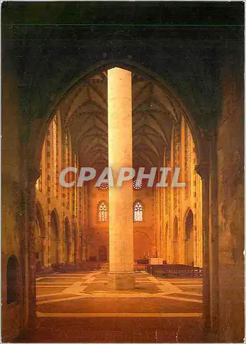 Cartes postales moderne couvent des Jacobins les deux nefs de l'eglise vues de la chapelle d'axe