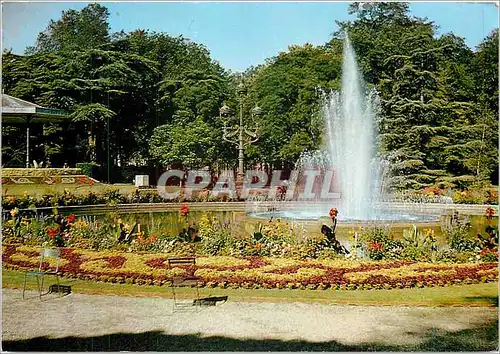 Cartes postales moderne Toulouse (Hte Gar) Jardin du Grand Rond Jet d'eau et massif de Fleurs