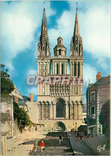 Cartes postales moderne En Anjou Angers (M et L) La Cathedrale Saint Maurice (XII et XIIIe s)