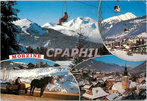 Cartes postales moderne Morzine (Haute Savoie) alt 1000 a 2500 m