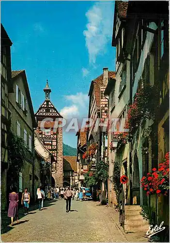 Cartes postales moderne Au pays des Cigognes Riquewhr (Haut Rhin) Le Dolder cette porte elevee en 1291 fut renforcee aux