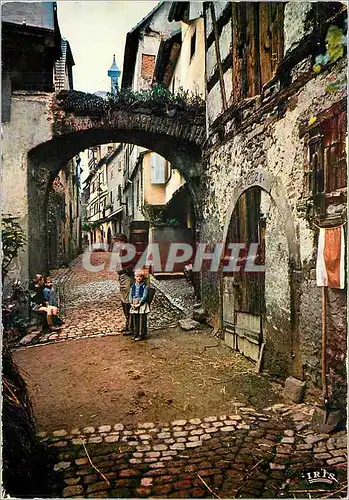 Moderne Karte L'Alsace Pittoresque Riquewhr (Haut Rhin) Rue des Juifs