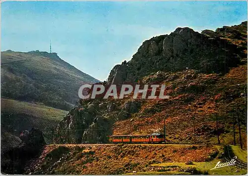 Cartes postales moderne Pays Basque Le petit train de la Rhune