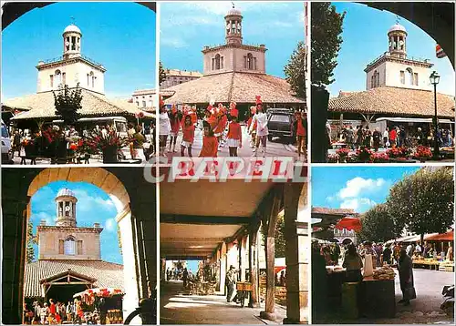 Cartes postales moderne Revel Sa Halle (XIV° S) et son marche