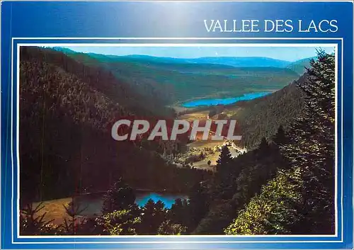 Moderne Karte Images de France Les Hautes Vosges Vallee des lacs de Retournemer et le Longemer