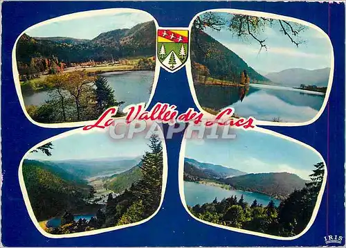 Moderne Karte Les Hautes Vosges lacs de Retournemer Longemer et Gerardmer