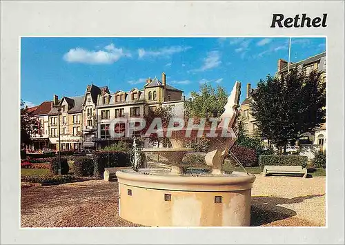 Cartes postales moderne Rethel (Ardennes) Jardin de l'Hotel de Ville