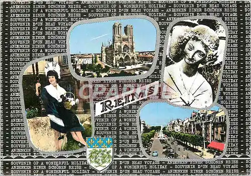 Cartes postales moderne Souvenir de Reims (Marne) Sourire de Reims Folklore
