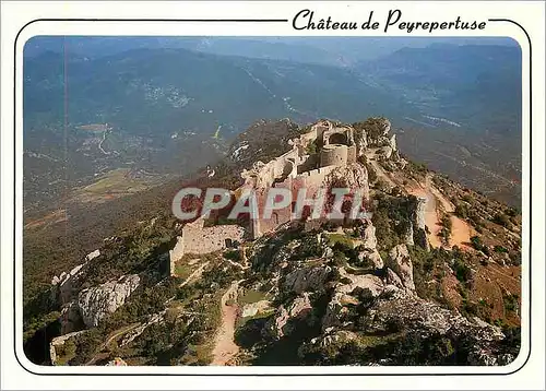 Moderne Karte Les Chateau de Cathares chateau de Peyrepertuse