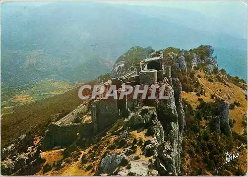 Cartes postales moderne chateau de Peyrepertuse Arts et Couleurs des Corbieres Resistance Cathare au XIIIe s