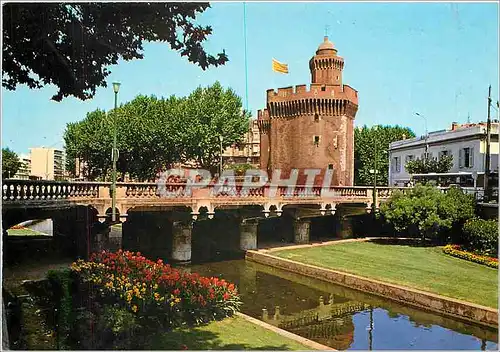 Moderne Karte Pays Cathare Chateau de Peyrepertuse Le Castillet lumiere et couleurs de Roussillon