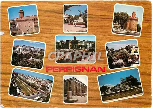 Moderne Karte Perpignan (P O) souvenir