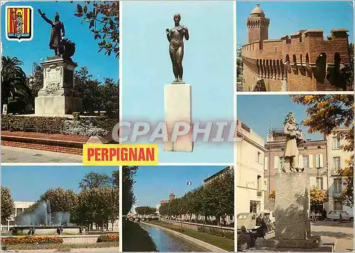 Cartes postales moderne Perpignan (P O) La Venus de Maillot Rigaut Le Castillet