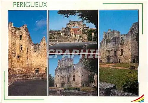 Moderne Karte Images de France Dordogne Periguex Chateau Barriere