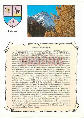 Cartes postales moderne Historique de Pelvoux Association culturelle du Canton de l'Angentiere