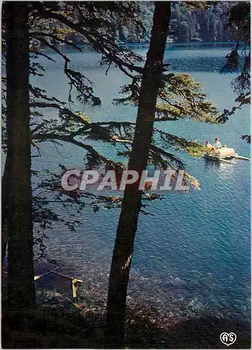 Moderne Karte Auvergne Pittoresque Le Lac Pavin (alt