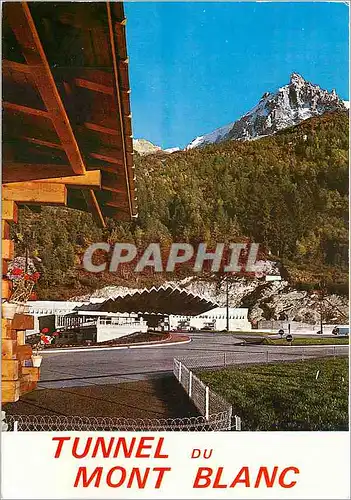 Cartes postales moderne Tunnel du Mont Blanc 11 km 600 ouvert en 1965