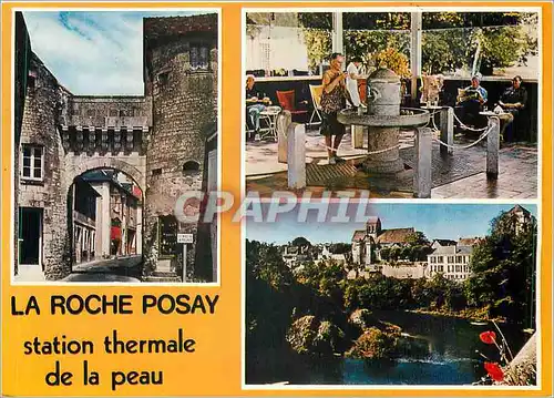 Cartes postales moderne La Roche Posay (Vienne)  Station thermale de la peau la porte de ville