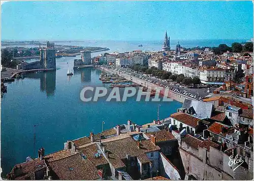 Cartes postales moderne La Rochelle (Chte Mme) Le Port vue generale