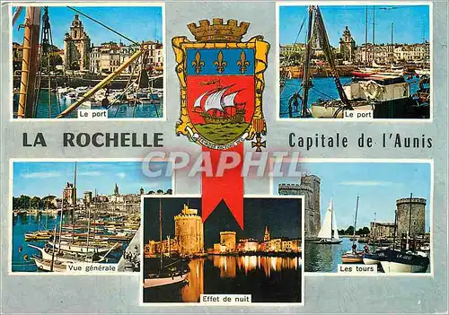 Moderne Karte La Rochelle (Chte Mme)