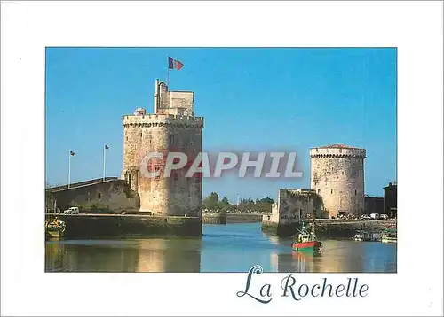 Cartes postales moderne La Rochelle (Chte Mme) Couleurs de Charente Maritime Le vieux port