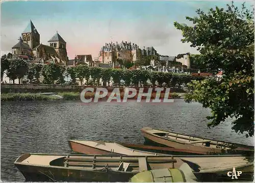Cartes postales moderne Saint Aignan l'Eglise le chateau et le Quais