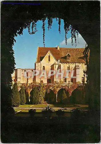 Cartes postales moderne Abbaye de Royaumont Asnieres sur Oise) Jardin du Cloitre