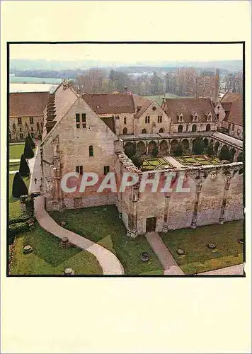 Cartes postales moderne Abbaye de Royaumont Asnieres sur Oise) L'Abbaye vue de la tourelle du croisillon