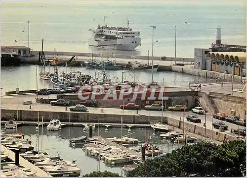 Moderne Karte Royan (Chte Mme) Le port de plaisance et le port de peche Bateaux