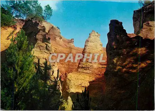 Cartes postales moderne Roussillon (Vaucluse) Chausse des Geants