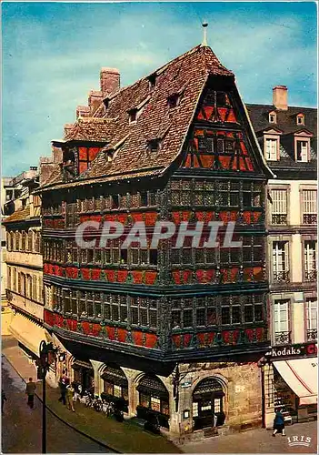 Moderne Karte Strasbourg (Bas Rhin) Maison Kammerzell (XVe et XVIe s)