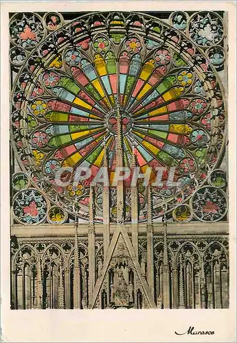 Cartes postales moderne Strasbourg La Rosace de la Cathedrale (Construit en 1300)
