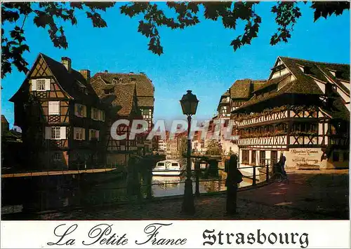 Moderne Karte Strasbourg Le Petit France