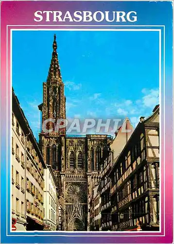 Cartes postales moderne Strasbourg Bas Rhin la Cathedrale (XIIIe s)