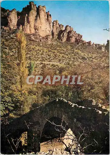 Cartes postales moderne En Parcourant les Gorges du Tarn Lever de soleil dans un paysage  pittoresque de la Jonte le Vie